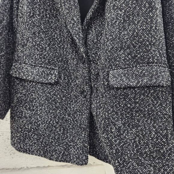 NWT Universal Thread Women’s Tweed Textured Blazer Coat  Size XXL - Picture 5 of 7